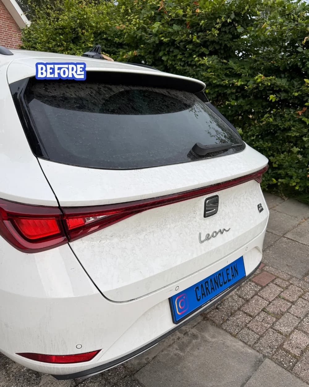 Exterieur, voor de reiniging
